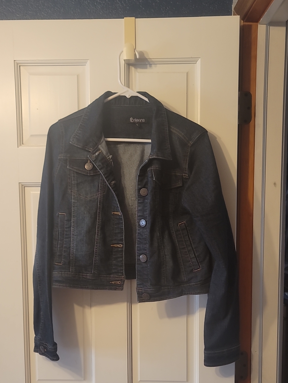Women’s Dark Blue Denim Jacket - by